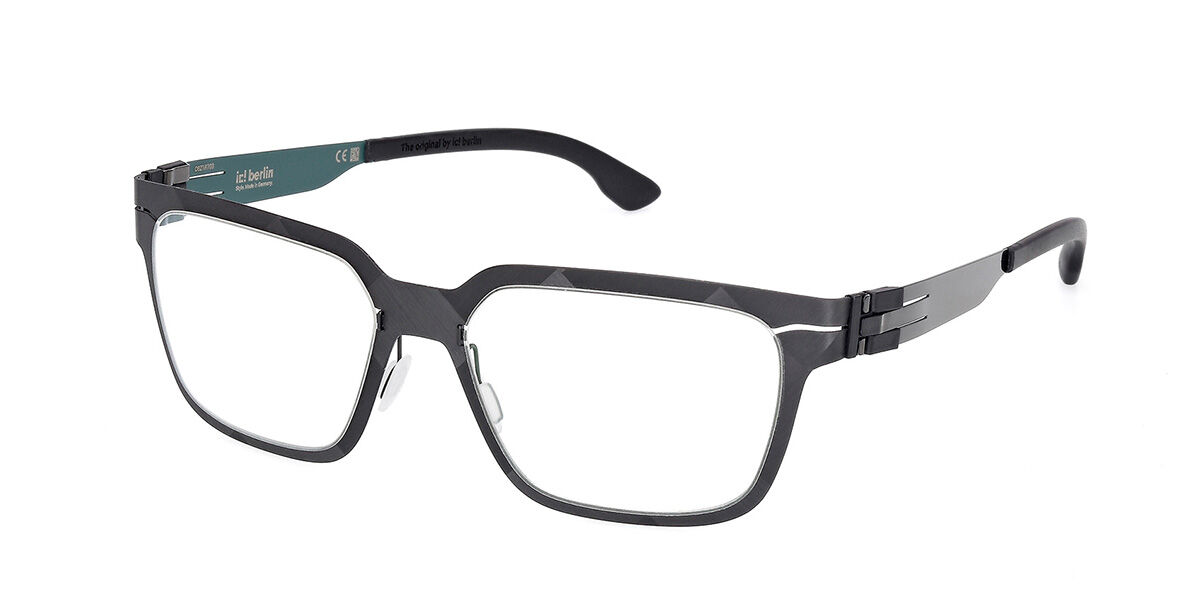 Ic! Berlin IC5151 FLX_09 002 スクエア Matte Black 眼鏡