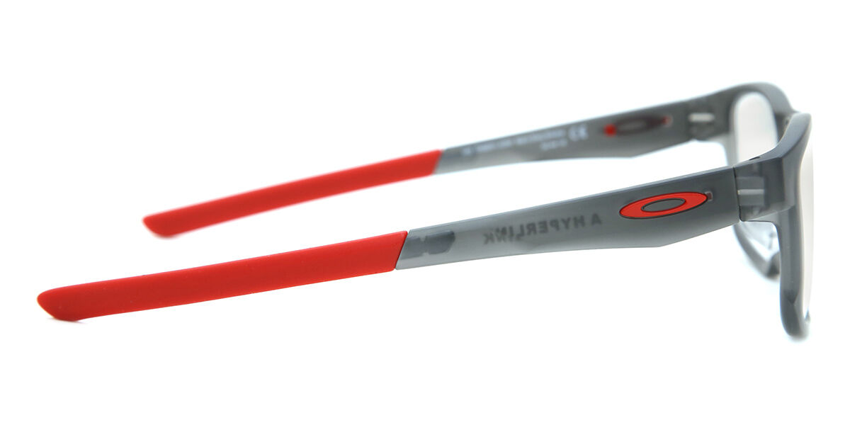 Oakley OX8051 HYPERLINK Asian Fit 805103 スクエア Satin Grey Smoke