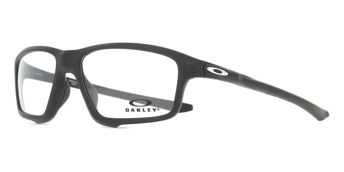 横顔 Oakley OX8076 CROSSLINK ZERO 807607 スクエア Satin Black 眼鏡