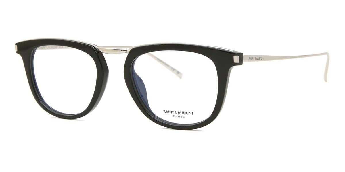 Saint Laurent SL 753 OPT 001 スクエア ブラック 眼鏡
