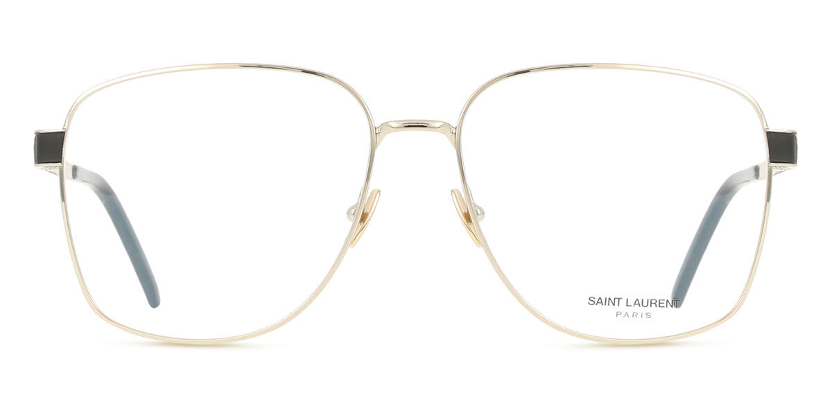 Saint Laurent SL M134 Asian Fit 003 スクエア ゴルド 眼鏡