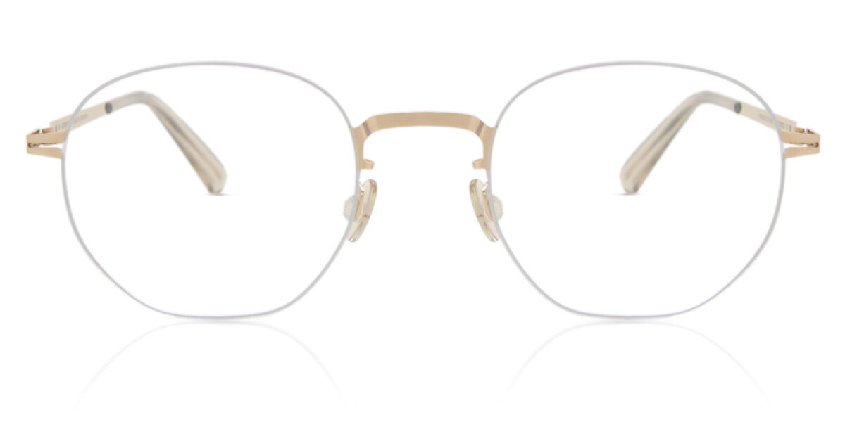 Mykita Wataru 303 オーバル Silver Champagne Gold 眼鏡