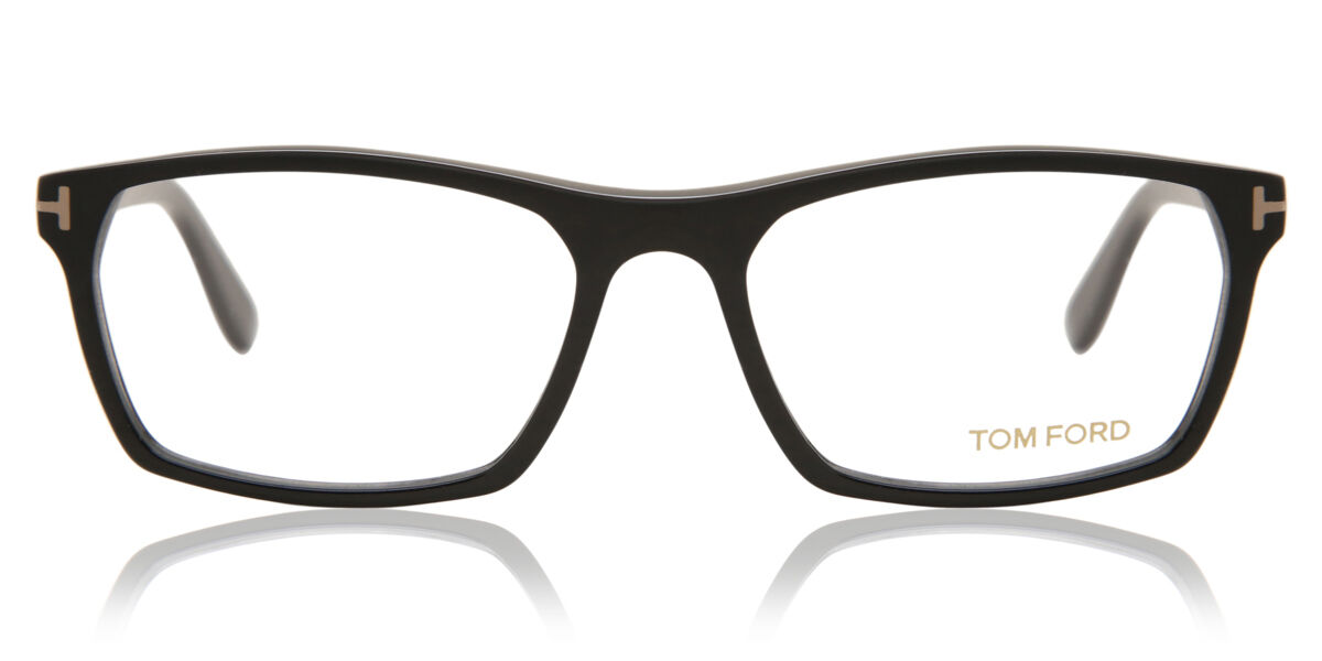 Tom Ford FT5295 002 スクエア Matte Black 眼鏡 | SmartBuyGlasses 日本