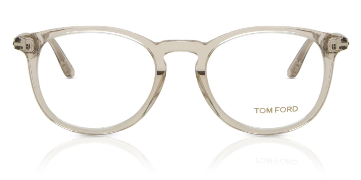 Tom Ford FT5401 020 ラウンド Transparent Grey 眼鏡