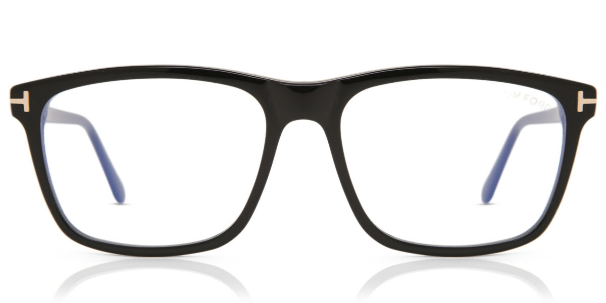 Tom Ford FT5479-B 001 Blue-Light Block スクエア ブラック 眼鏡