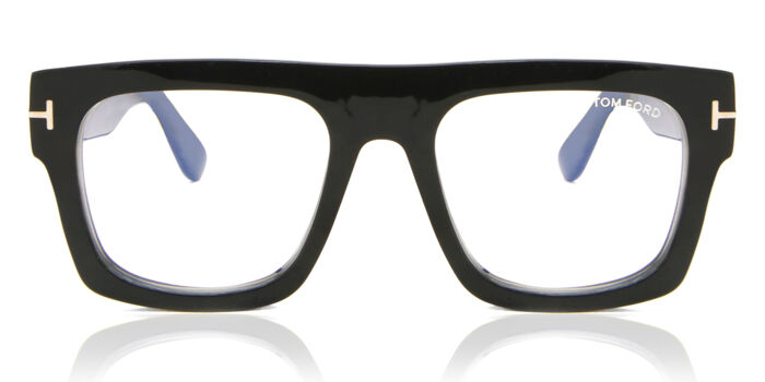 Tom Ford FT5478-B 001 Blue-Light Block スクエア ブラック 眼鏡 