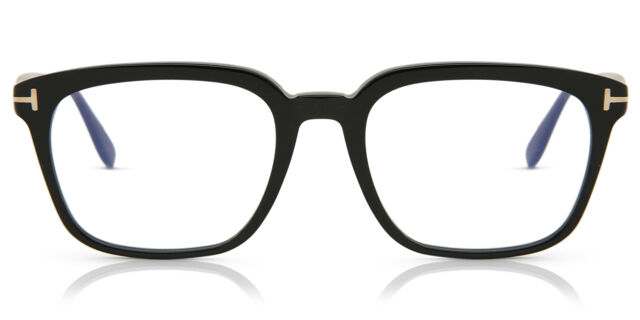 Tom Ford FT5626-B 001 Blue-Light Block スクエア Shiny Black 眼鏡 