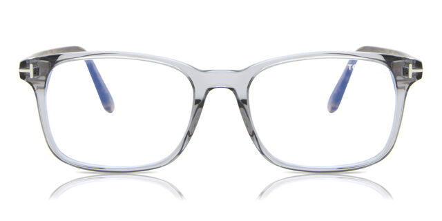 Tom Ford FT5831-B 020 Blue-Light Block スクエア Transparent Grey 