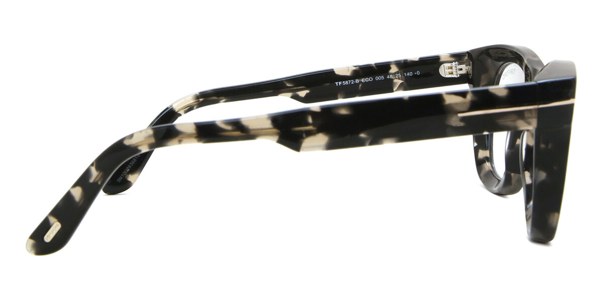 Tom Ford FT5872-B 005 Blue-Light Block スクエア Blonde Tortoise