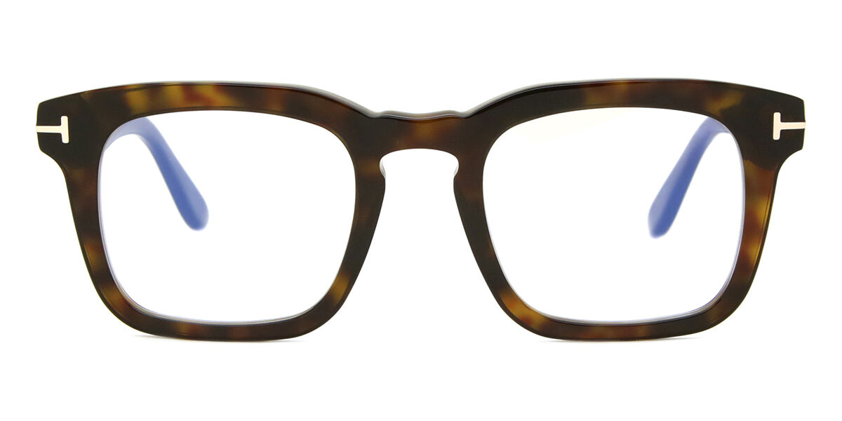 Tom Ford FT6025-B 052 Blue-Light Block スクエア Dark Tortoise 眼鏡