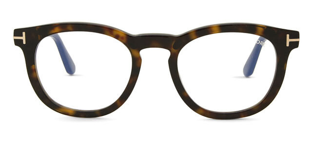 Tom Ford FT5993-B with Clip-On 052 Blue-Light Block オーバル Dark 