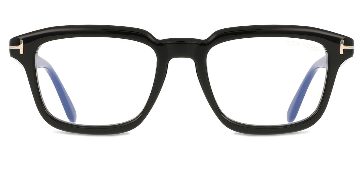 Tom Ford FT6032-B 001 Blue-Light Block スクエア Shiny Black 眼鏡
