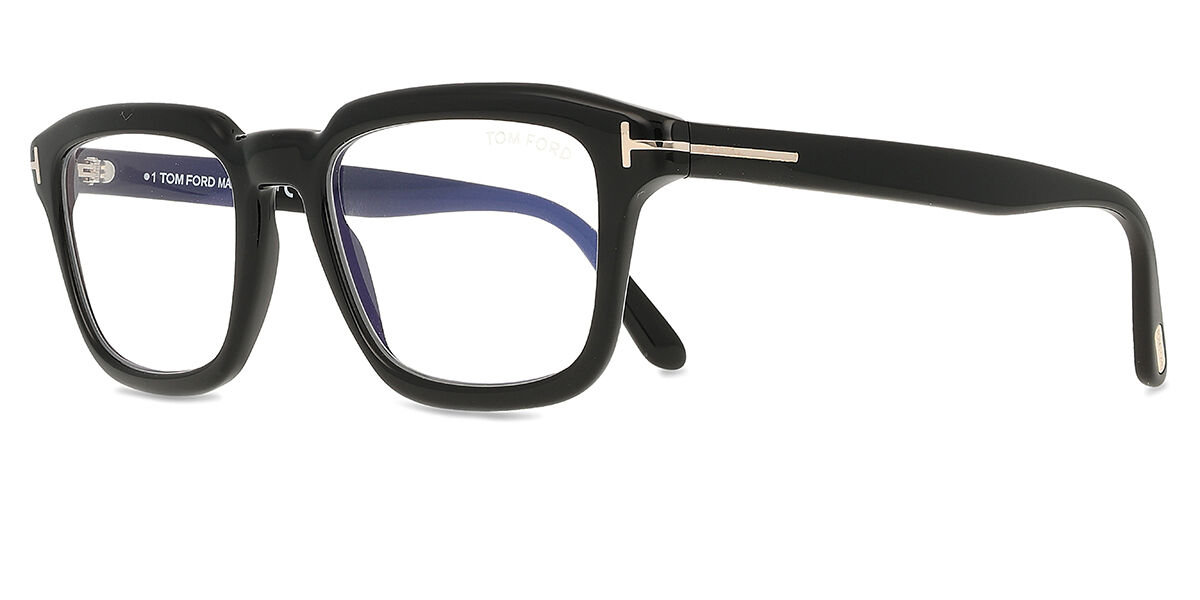 Tom Ford FT6032-B 001 Blue-Light Block スクエア Shiny Black 眼鏡