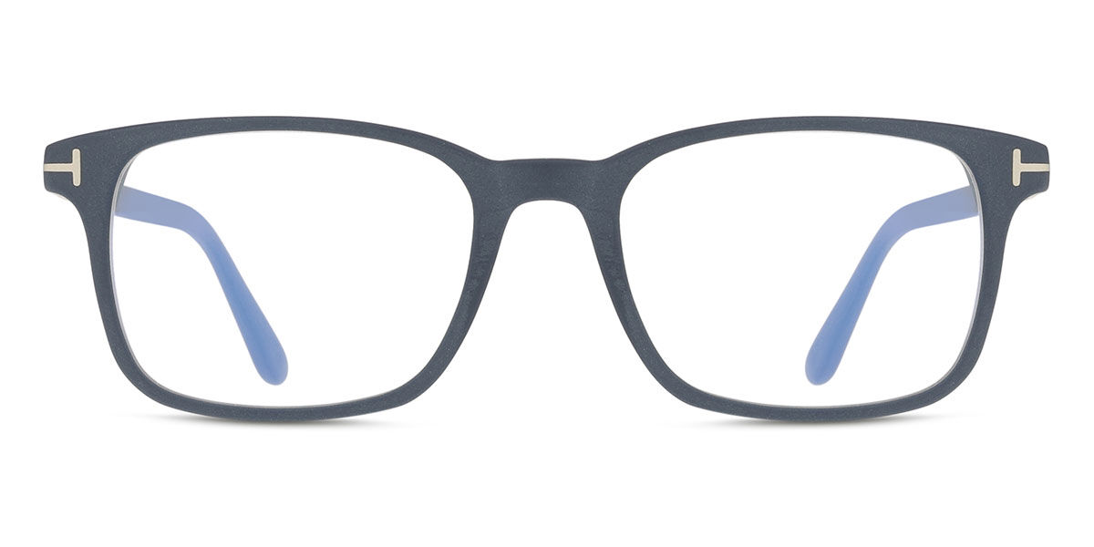 Tom Ford FT5831-B 091 Blue-Light Block スクエア Matte Dark Blue