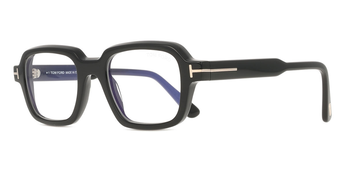 トムフォード サングラス TF6123 TOM FORD 001 48 美品 Tom Ford FT6123-B 001 Blue-Light Block Shiny Black 眼鏡