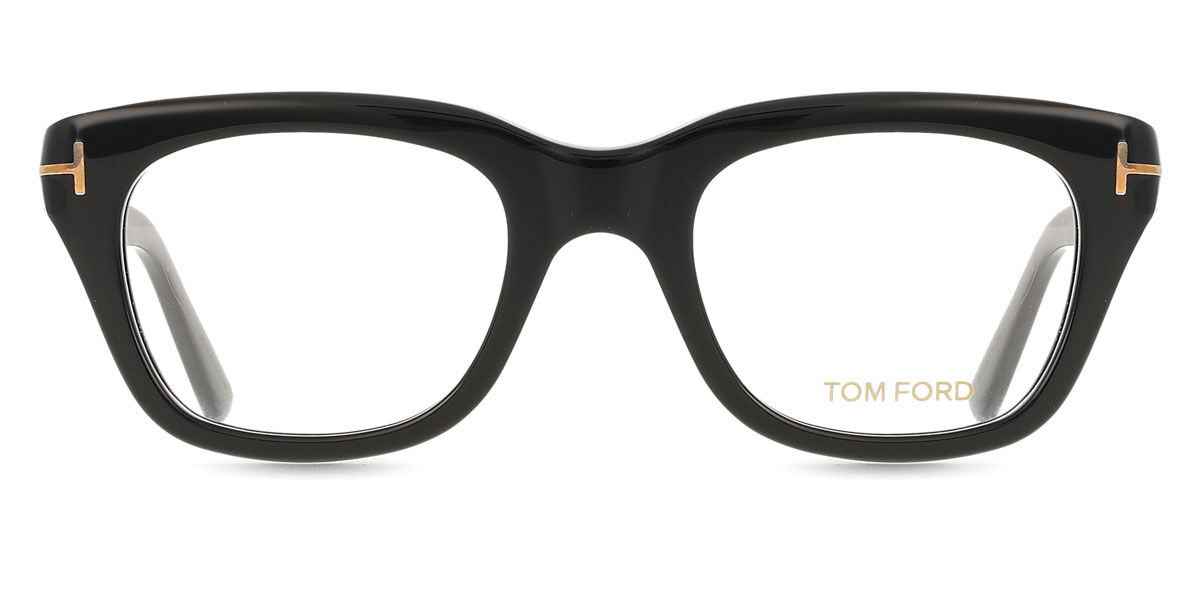 Tom Ford FT5178 001 スクエア ブラック 眼鏡 | SmartBuyGlasses 日本