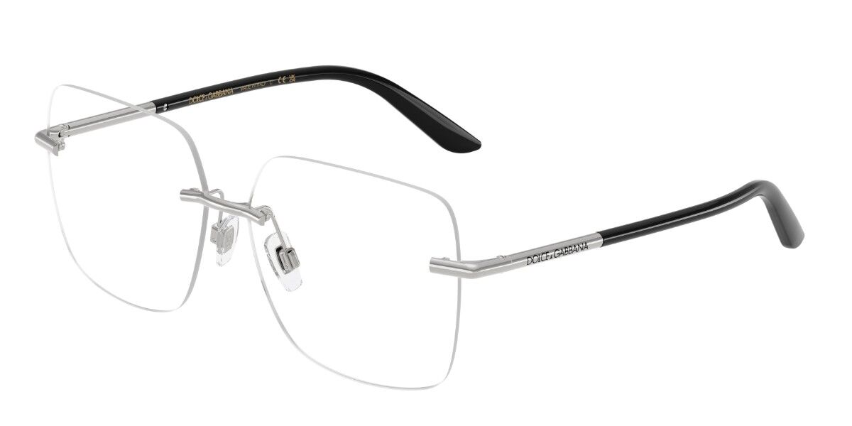 ドルチェ&ガッバーナ 眼鏡 ドルチェ＆ガッバーナ シルバー 度付きメガネ｜高品質・送料無料