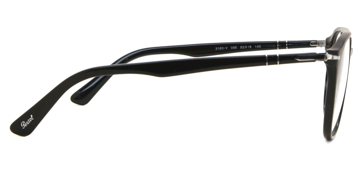 Persol PO3160V 095 Pilot ブラック 眼鏡 | SmartBuyGlasses 日本