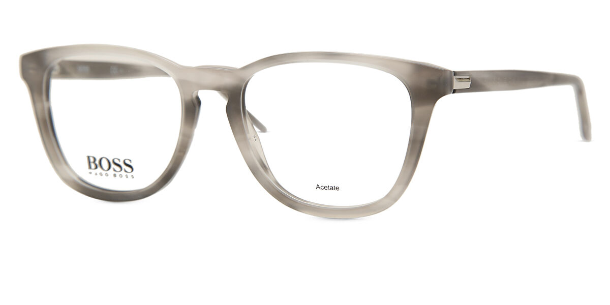 Boss 1156 ACI スクエア Striped Grey 眼鏡 | SmartBuyGlasses 日本
